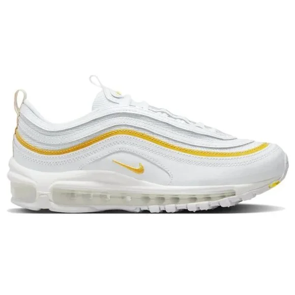 Nike Air Max 97 Sneaker White/University Gold  Women's 10.5  $175 - Picture 2 of 4
